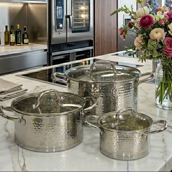 service casseroles 3 pcs inox – durable et élégant