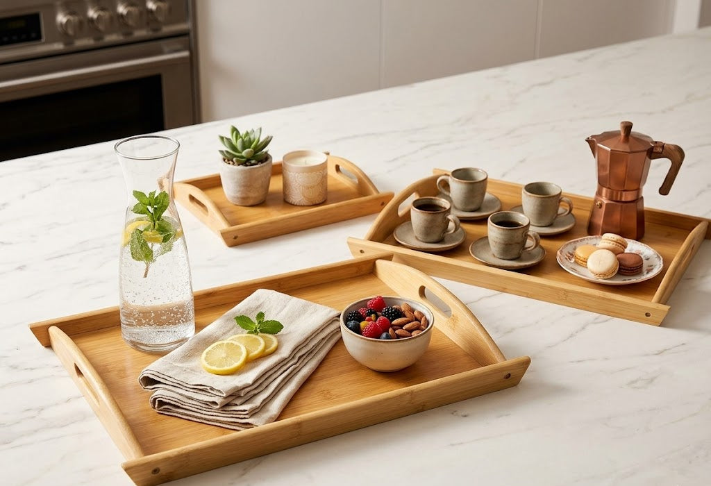 3 Plateaux en Bois – Pratiques, Chic & Résistants