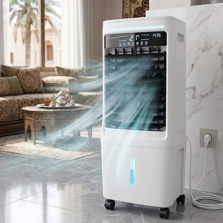 ❄️ Climatiseur Portable avec Roues, Afficheur Digital et Télécommande – Refroidissement Rapide et Confort Total
