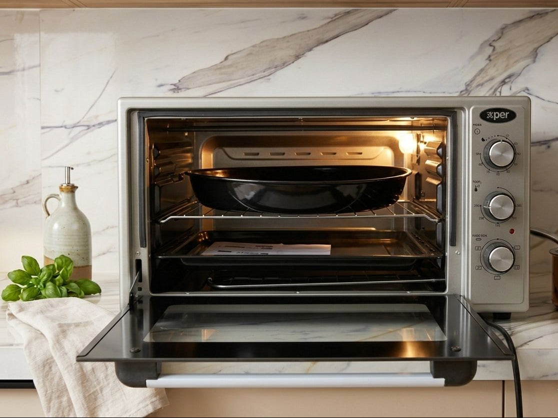 Four Électrique Ventilé 52 Litres avec Grand Plateau – Puissance & Grande Capacité