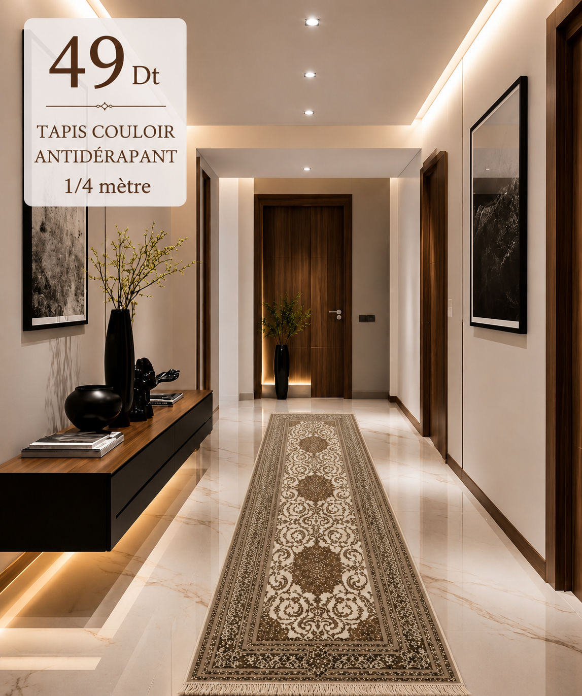 tapis couloir 1/5 tapis couloir 1/4 tapis couloir 1/3