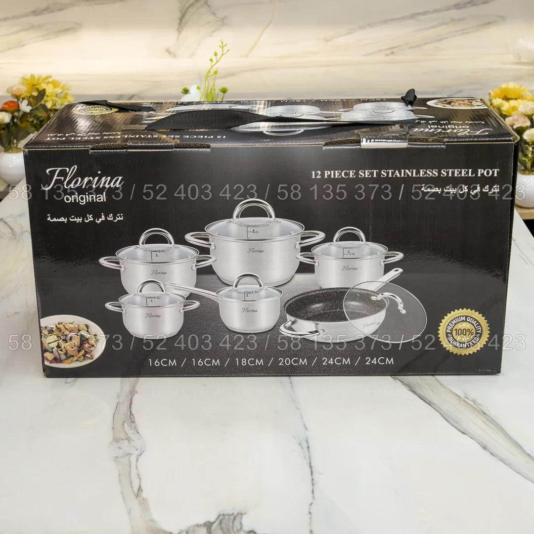 Service Inox 12 pièces Florina