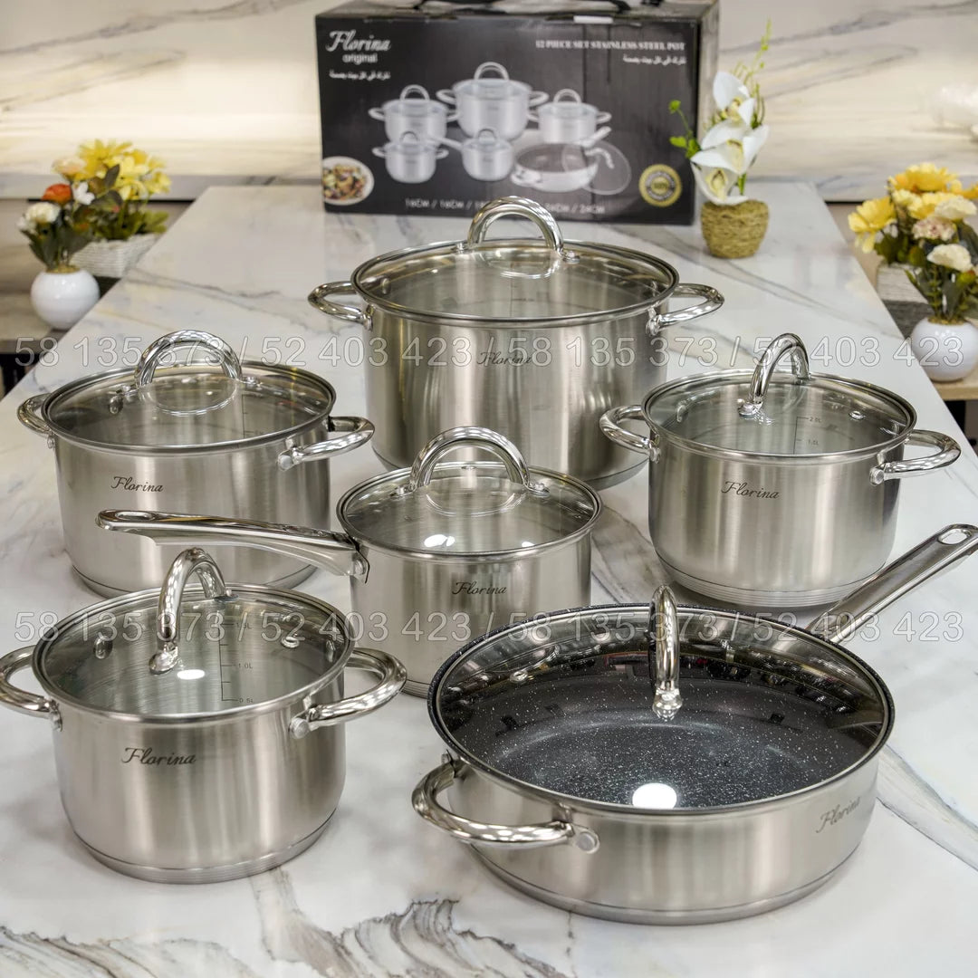 Service Inox 12 pièces Florina