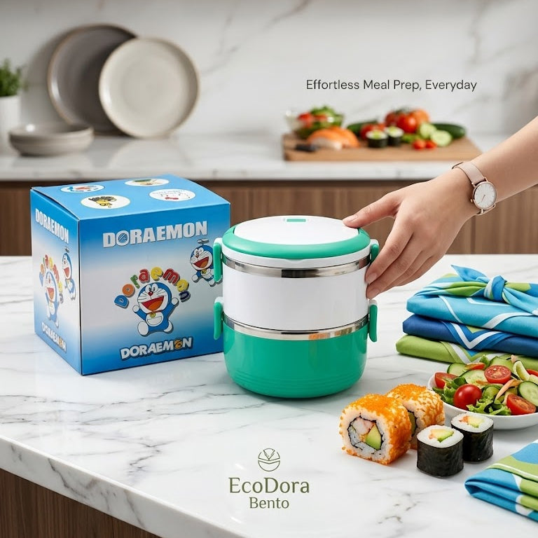 🌟 Lunch Box Doraemon – Le repas devient plus fun ! 🍱💙