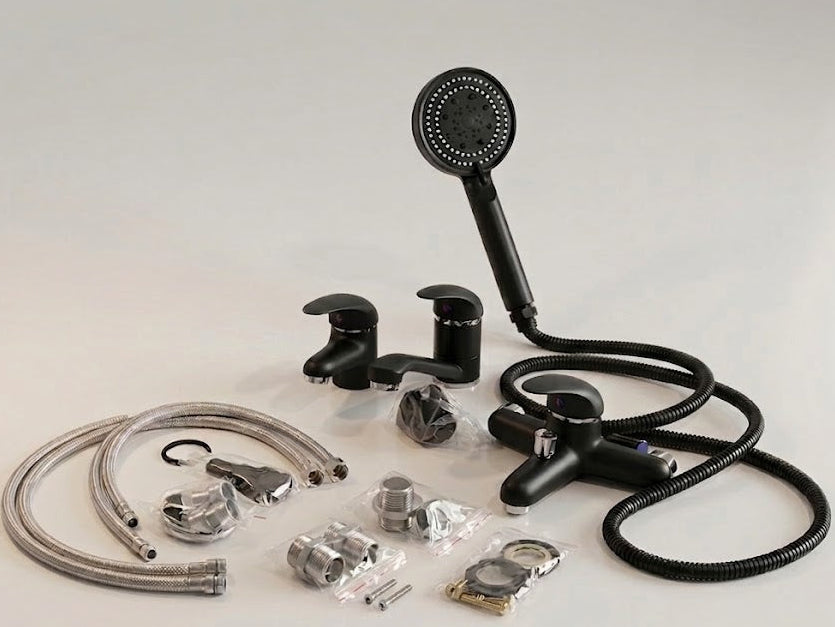 Pack Robinet Complet Noir Élégant – Design Moderne & Qualité Premium