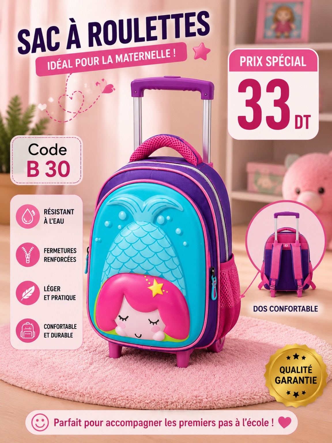 cartable avec support f3 33 dt