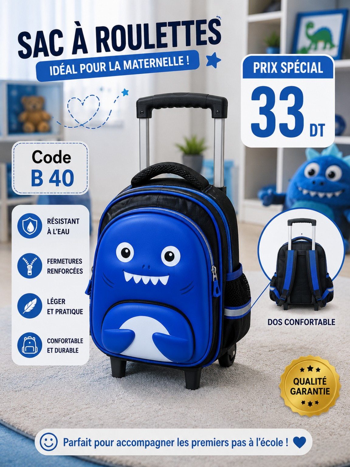 cartable avec support f3 33 dt