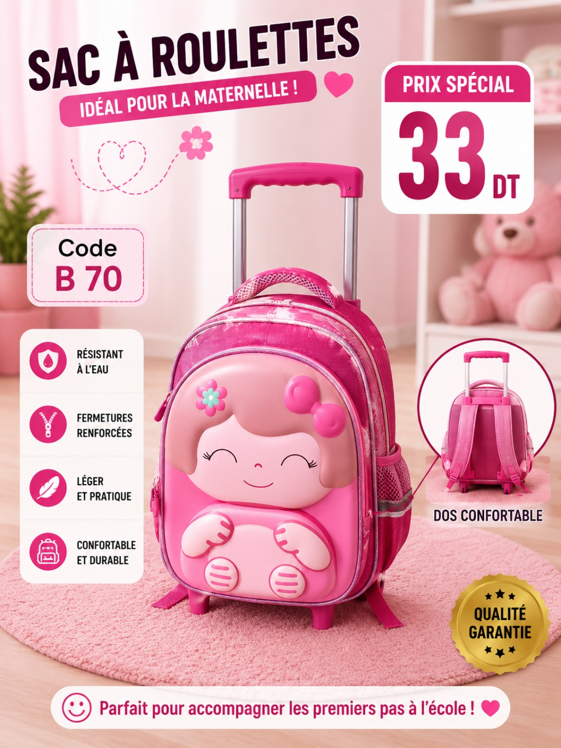 cartable avec support f3 33 dt