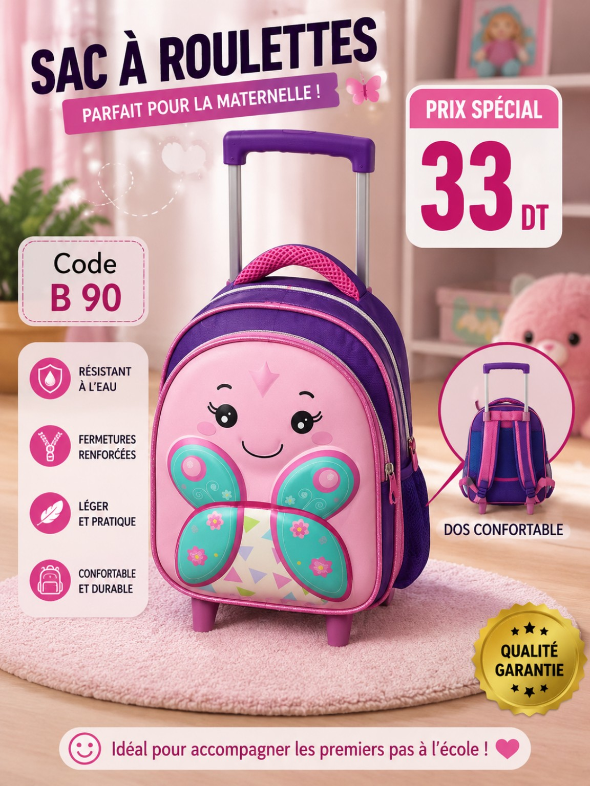 cartable avec support f3 33 dt
