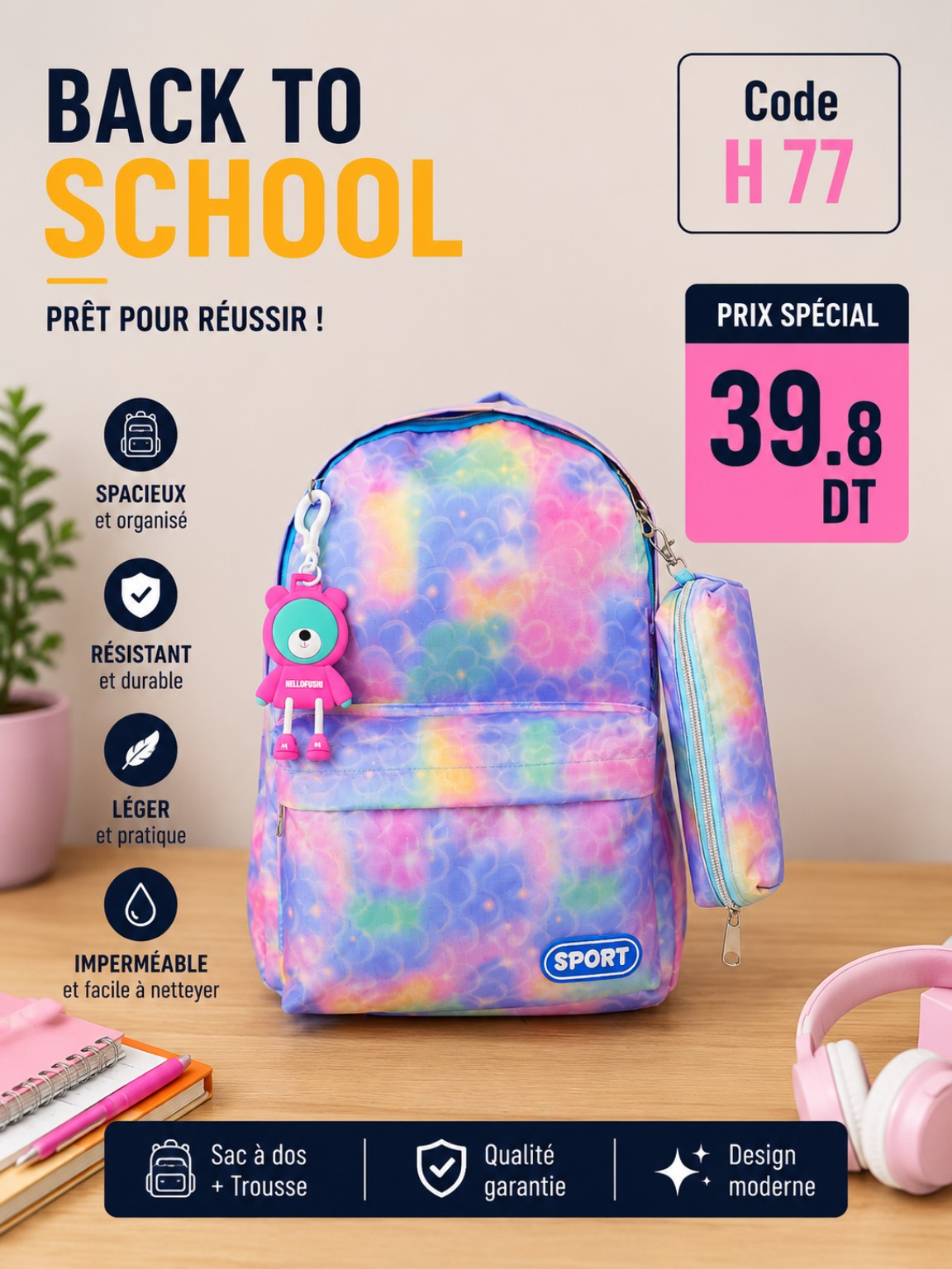 cartable f29 2pcs 39.8dt