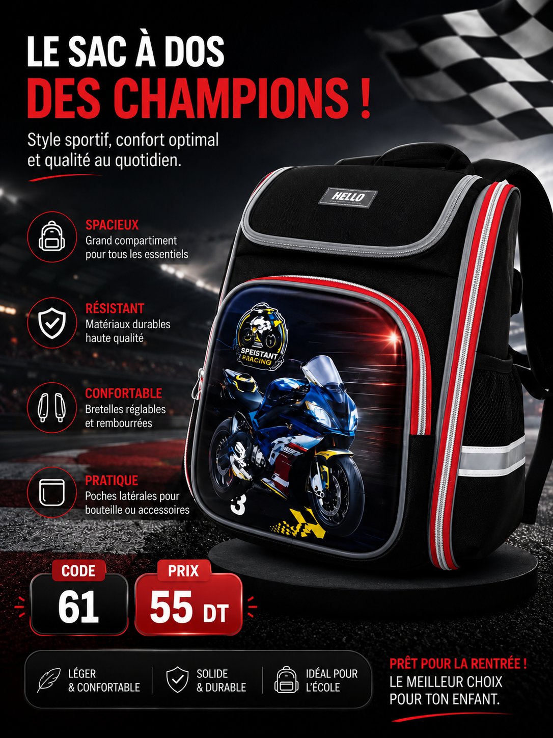cartable 55dt