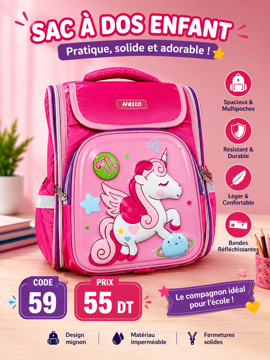 cartable 55dt