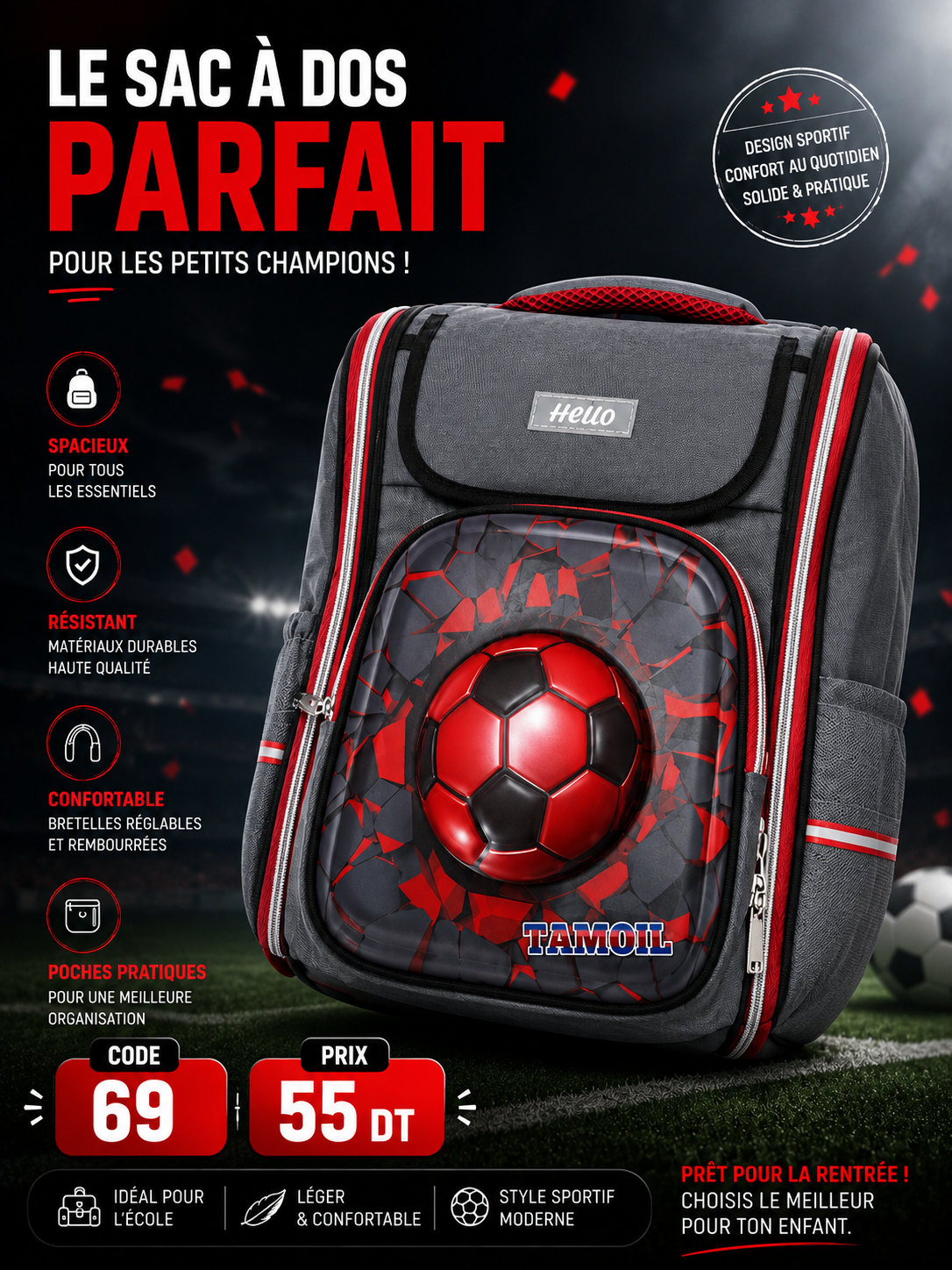 cartable 55dt