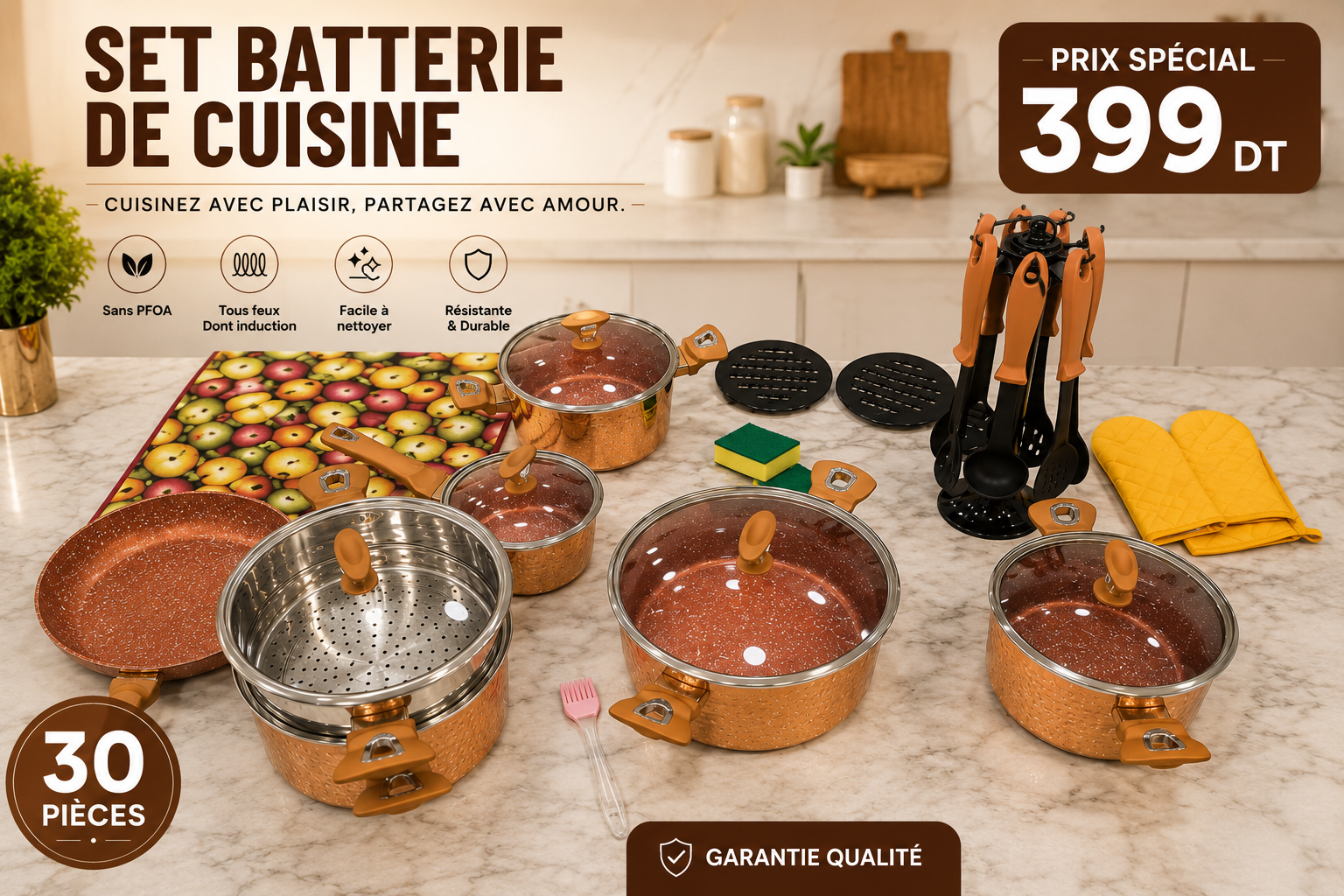 service nhas/granit 30pieces